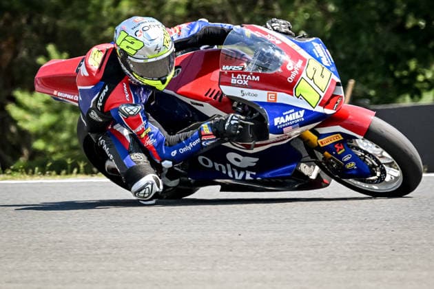 Czech Republic motorcycle Grand Prix BRNO, CZECH REPUBLIC - JUNE 21: Czech Moto2 rider Filip Salac of OnlyFans American Racing in action at the Grand Prix of Czechia at the Masaryk Circuit in Brno, Czech Republic, 21 June 2026. Lukas Kabon Anadolu Brno Czech Republic. Editorial use only. Please get in touch for any other usage.  Copyright: x2026xAnadoluxLukasxKabonx