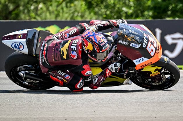 Czech Republic motorcycle Grand Prix BRNO, CZECH REPUBLIC - JUNE 21: Turkish Moto2 rider Deniz Oncu of ELM Marc VDS in action at the Grand Prix of Czechia at the Masaryk Circuit in Brno, Czech Republic, 21 June 2026. Lukas Kabon Anadolu Brno Czech Republic. Editorial use only. Please get in touch for any other usage.  Copyright: x2026xAnadoluxLukasxKabonx