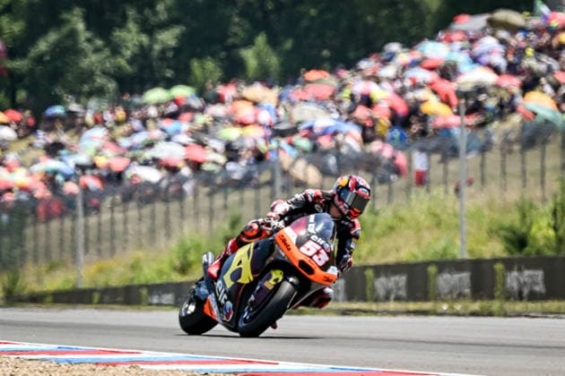 Czech Republic motorcycle Grand Prix BRNO, CZECH REPUBLIC - JUNE 21: Turkish Moto2 rider Deniz Oncu of ELM Marc VDS in action at the Grand Prix of Czechia at the Masaryk Circuit in Brno, Czech Republic, 21 June 2026. Lukas Kabon Anadolu Brno Czech Republic. Editorial use only. Please get in touch for any other usage.  Copyright: x2026xAnadoluxLukasxKabonx