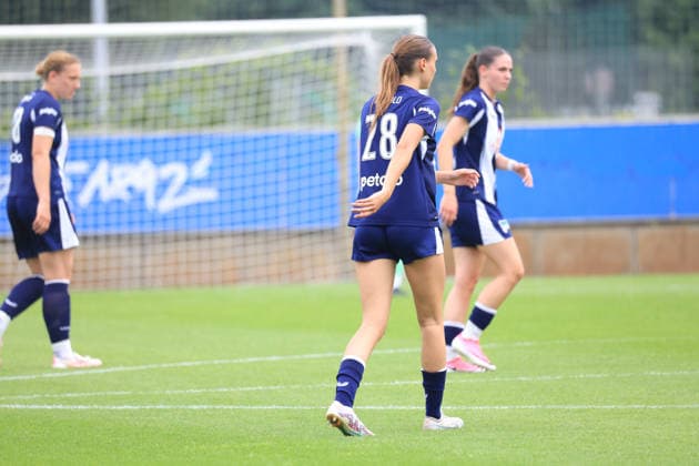 DEU, DFL, 1. FBL Frauen, Hertha BSC vs 1.FC Saarbruecken, 21.06.2026, Amateurstadion, Berlin, DEU, DFL, 1. FBL Frauen, Hertha BSC vs 1.FC Saarbruecken, im Bild *** GER, DFL, Womens 1st Bundesliga, Hertha BSC vs. 1 FC Saarbrücken, June 21, 2026, Amateurstadion, Berlin, GER, DFL, Womens 1st Bundesliga, Hertha BSC vs. 1 FC Saarbrücken, pictured,detected_source_language nordphotoxGmbHx xEngler nph00076