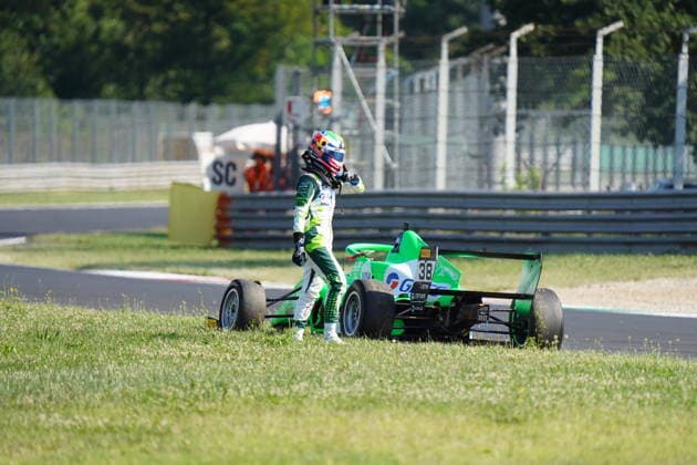 Italian Formula 4 Championship Monza Round FERREIRA Rafaela of CRAM Motorsport retires during the Italian Formula 4 Championship at the Autodromo Nazionale Monza in Monza, Italy, on June 21, 2026. Monza Italy  Copyright: xMarcoxRinaldix originalFilename:rinaldi-italianf260621_np2Qa.jpg