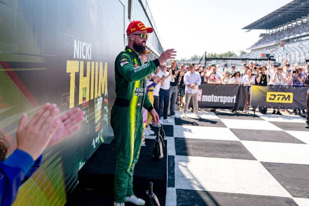 DTM, 5. + 6. Rennen DEKRA Lausitzring 2026 7 Aston Martin Vantage AMR GT3 EVO, Comtoyou Racing: Nicki Thiim- picture by Gruppe C Photography Schipkau Lausitzring Brandenburg Deutschland Copyright: xGruppexCxPhotographyx