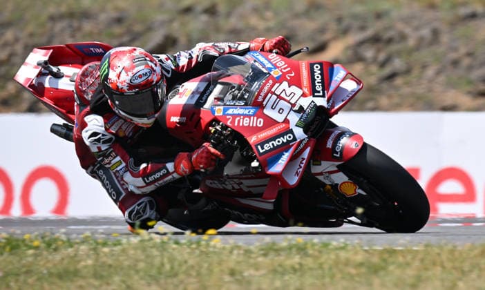 Czech Republic motorcycle Grand Prix, MotoGP World Championship, WM, Weltmeisterschaft MotoGP category, in Brno, Czech Republic, on June 21, 2026. Francesco Bagnaia of Italy, Ducati Lenovo Team. (CTKxPhoto LubosxPavlicek) CTKPhotoP2026062103909  CTKPhotoP2026062103909