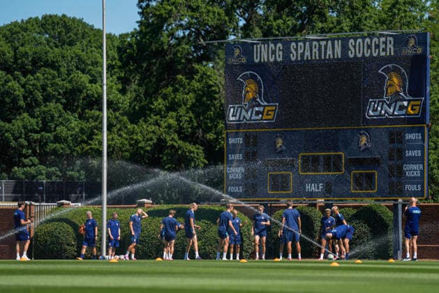 Fotball-VM 2026 Greensboro, USA 20260621. Trening med Norges herrelandslag i fotball pa The University of North Carolina Greensboro (UNCG). Foto: Fredrik Varfjell NTB Greensboro USA EDITORIAL USE ONLY. RESTRICTED USE FOR BETTING COMPANIES Ref:_SPOYWoJYnQuUto.jpg *** 2026 FIFA World Cup, Greensboro, USA, June 21, 2026  Copyright: xFredrikxVarfjellx xNTBx