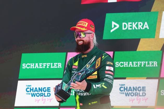 Sport Bilder des Tages DTM, 5. + 6. Rennen DEKRA Lausitzring 2026 7 Aston Martin Vantage AMR GT3 EVO, Comtoyou Racing: Nicki Thiim- picture by Gruppe C Photography Schipkau Lausitzring Brandenburg Deutschland Copyright: xGruppexCxPhotographyx