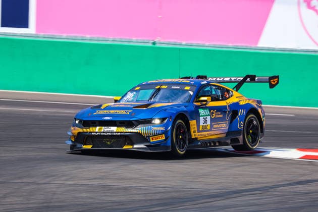 DTM, 5. + 6. Rennen DEKRA Lausitzring 2026 36 Ford Mustang GT3, HRT Ford Racing: Arjun Maini- picture by Gruppe C Photography Schipkau DEKRA Lausitzring Brandenburg Germany Copyright: xGruppexCxPhotographyx