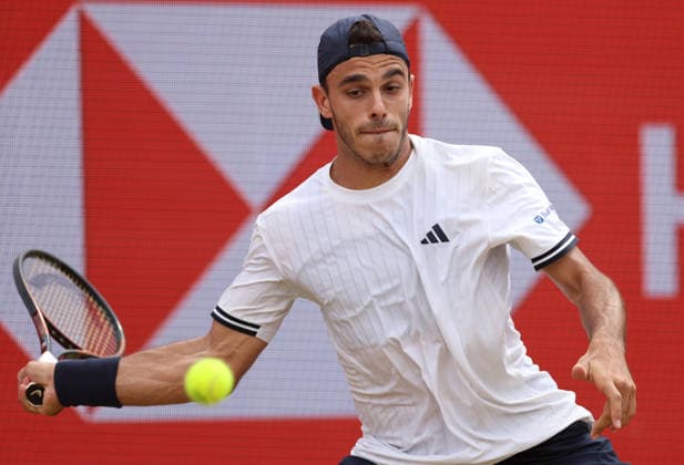 Francisco Cerundolo of Argentina in action HSBC Queen s Club Championships, Day Sixteen, Tennis, Queen s Club, West Kensington, London, UK - 21 Jun 2026London Queen s Club United Kingdom  Copyright: xEllaxLing Shutterstockx 16929308k