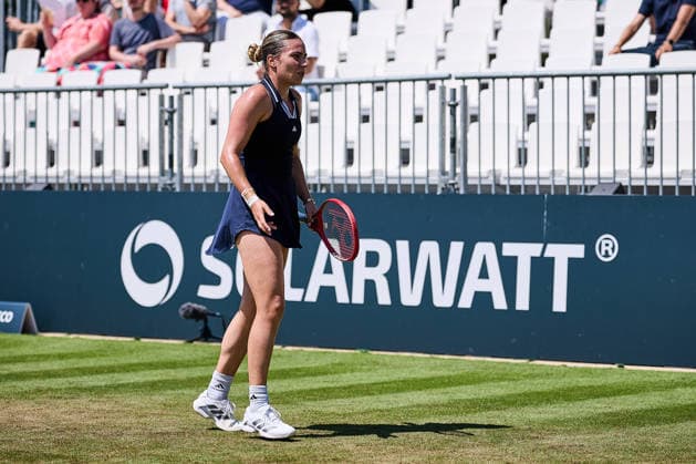 June 21, 2026, Bad Homburg, Hessen, Germany: Elena-Gabriela Ruse of Romania is walking over the Court during her Match against Taylor Townsend of United States during the BAD HOMBURG OPEN powered by SOLARWATTT- WTA500 - Womens Tennis, 21.6.2026 in Bad Homburg (Tennis-Club Bad Homburg), Germany - Photo: Tennis 2026: Bad Homburg Open - WTA500: RUSE 6:4 7:5 TOWNSEND  - ZUMAs343 20260621_zsp_s343_066 Copyright: xMathiasxSchulzx
