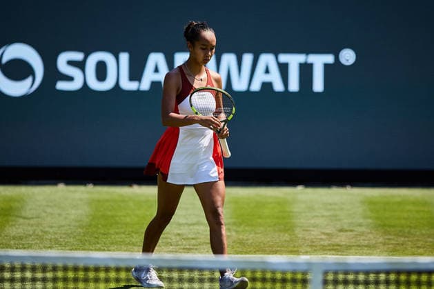June 21, 2026, Bad Homburg, Hessen, Germany: Leylah Fernandez of Canada is walking over the Court during her Match against Katie Boulter of Great Britain during the BAD HOMBURG OPEN powered by SOLARWATTT- WTA500 - Womens Tennis, 21.6.2026 in Bad Homburg (Tennis-Club Bad Homburg), Germany - Photo: Tennis 2026: Bad Homburg Open - WTA500: FERNANDEZ 6:7 6:3 6:3 BOULTER  - ZUMAs343 20260621_zsp_s343_083 Copyright: xMathiasxSchulzx
