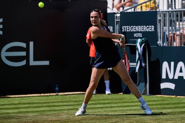 June 21, 2026, Bad Homburg, Hessen, Germany: Elena-Gabriela Ruse of Romania returns with backhand to Taylor Townsend of United States during the BAD HOMBURG OPEN powered by SOLARWATTT- WTA500 - Womens Tennis, 21.6.2026 in Bad Homburg (Tennis-Club Bad Homburg), Germany - Photo: Tennis 2026: Bad Homburg Open - WTA500: RUSE 6:4 7:5 TOWNSEND  - ZUMAs343 20260621_zsp_s343_089 Copyright: xMathiasxSchulzx