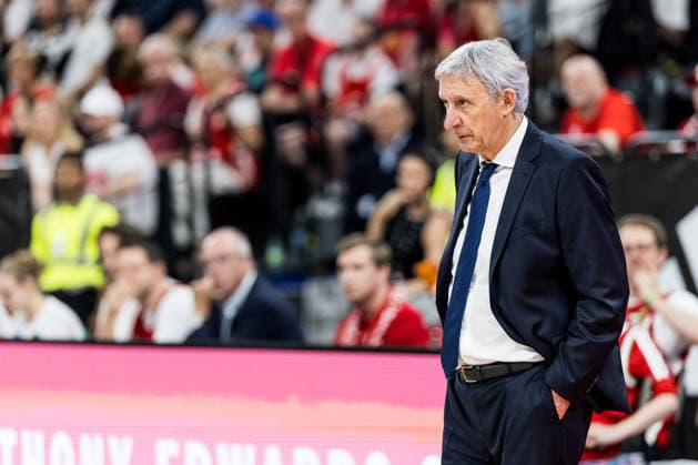 MUNICH, GERMANY - JUNE 21: Svetislav Pesic (Headcoach FC Bayern Muenchen) during the easyCredit Basketball Bundesliga Playoffs Final Game 5 match between FC Bayern Muenchen vs. Alba Berlin at SAP Garden on June 21, 2026 in Munich, Germany. Bavaria Germany Copyright: xSteffiexWunderlx