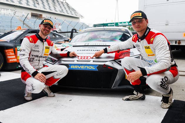 ADAC GT Masters, 5. + 6. Rennen DEKRA Lausitzring 2026 77 Audi R8 LMS GT3 EVO II, LIQUI MOLY Team Engstler Motorsport: Robin Rogalski, Simon Connor Primm - picture by Gruppe C Photography Schipkau Lausitzring Brandenburg Deutschland Copyright: xGruppexCxPhotographyx