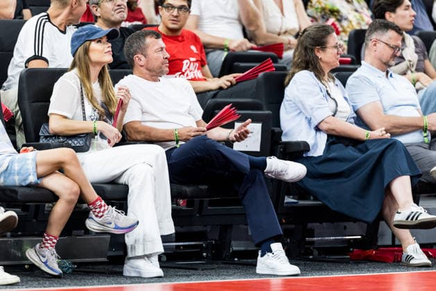 MUNICH, GERMANY - JUNE 21: Lothar Matthaeus (former German Footballer) during the easyCredit Basketball Bundesliga Playoffs Final Game 5 match between FC Bayern Muenchen vs. Alba Berlin at SAP Garden on June 21, 2026 in Munich, Germany. Bavaria Germany Copyright: xSteffiexWunderlx