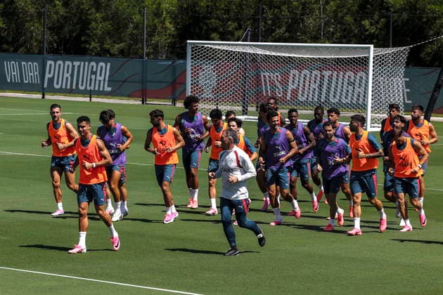 FIFA World Cup, WM, Weltmeisterschaft, Fussball 2026 - Portugal training Portugal s national team, Nationalteam players in action during the training session for the FIFA World Cup 2026 at Garden District Park, in Palm Beach, Florida, USA, 21 June 2026. Palm Beach Florida Estados Unidos  Copyright: xMIGUELxA.xLOPESx