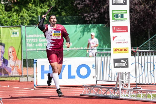 10. Hylo Speerwurfmeeting Herren, Offenburg, 21.06.2026 Ahmed Sameh Mohamed Hussein (Ägypten) 10. Hylo Speerwurfmeeting Herren, ETSV Stadion, Offenburg (Baden-Wuerttemberg), 21.06.2026 *** 10th Hylo Javelin Throw Meet (Men), Offenburg, June 21, 2026 Ahmed Sameh Mohamed Hussein, Egypt 10th Hylo Javelin Throw Meet (Men), ETSV Stadium, Offenburg, Baden-Württemberg, June 21, 2026,detected_source_language Copyright: xBEAUTIFULxSPORTS Boscox
