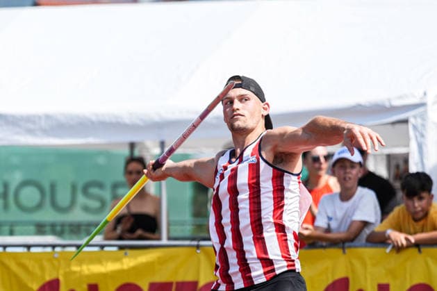 10. Hylo Speerwurfmeeting Herren, Offenburg, 21.06.2026 Lars Anthony Flaming (Paraguay) 10. Hylo Speerwurfmeeting Herren, ETSV Stadion, Offenburg (Baden-Wuerttemberg), 21.06.2026 *** 10th Hylo Mens Javelin Throw Meet, Offenburg, June 21, 2026 Lars Anthony Flaming, Paraguay 10th Hylo Mens Javelin Throw Meet, ETSV Stadium, Offenburg, Baden-Württemberg, June 21, 2026,detected_source_language Copyright: xBEAUTIFULxSPORTS Boscox