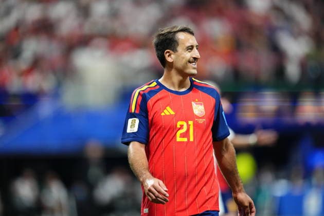 Spain v Saudi Arabia - FIFA World Cup, WM, Weltmeisterschaft, Fussball 2026 - Group H ATLANTA, USA - JUNE 21: Mikel Oyarzabal of Spain looks on during the 2026 FIFA World Cup First Stage Group H match between Spain and Saudi Arabia at Mercedes-Benz Stadium (Atlanta Stadium) in Atlanta, Georgia, United States on June 21, 2026. Jose Hernandez Anadolu Georgia United States. Editorial use only. Please get in touch for any other usage.  Copyright: x2026xAnadoluxJosexHernandezx