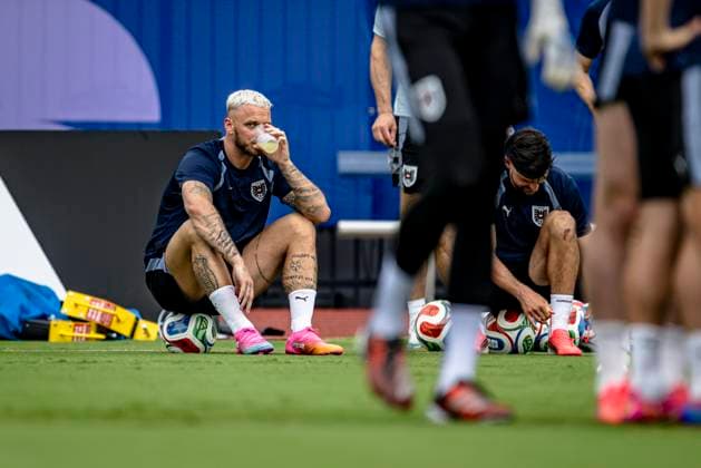 DALLAS - Marko Arnautovic of Austria during the 2026 World Cup at Washburne Soccer and Track Stadium on June 21, 2026, in Dallas, United States. (Photo by Stefan Koops EYE4IMAGES DeFodi Images) - *** DALLAS Marko Arnautovic of Austria during the 2026 World Cup at Washburne Soccer and Track Stadium on June 21, 2026, in Dallas, United States. Photo by Stefan Koops, EYE4IMAGES, DeFodi Images,detected_source_language