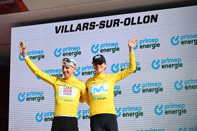 21-06-2026 Tour De Suisse; Tappa 05 Villars Sur Ollon - Villars Sur Ollon; 2026, Uae Emirates - Xrg; 2026, Movistar Women; Pogacar, Tadej; Reusser, Marlen; Villars Sur Ollon; 