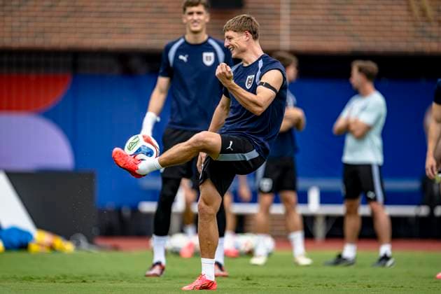 DALLAS - Alexander Prass of Austria during the 2026 World Cup at Washburne Soccer and Track Stadium on June 21, 2026, in Dallas, United States. (Photo by Stefan Koops EYE4IMAGES DeFodi Images) - *** DALLAS Alexander Prass of Austria during the 2026 World Cup at Washburne Soccer and Track Stadium on June 21, 2026, in Dallas, United States. Photo by Stefan Koops, EYE4IMAGES, DeFodi Images,detected_source_language