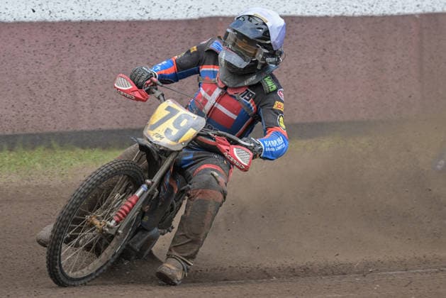Jacob Bukhave, Sandbahnrennen Hechthausen Motorsport, DMSB, ADAC, 21.06.2026 Hechthausen Niedersachsen Deutschland *** Jacob Bukhave, Hechthausen Motorsport Dirt Track Racing, DMSB, ADAC, June 21, 2026, Hechthausen, Lower Saxony, Germany,detected_source_language Copyright: xkolbert-press BurghardxSchreyerx