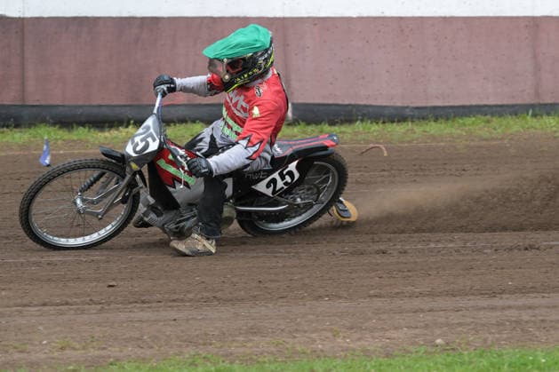 Lokalmatador Jens Buchberger , Sandbahnrennen Hechthausen Motorsport, DMSB, ADAC, 21.06.2026 Hechthausen Niedersachsen Deutschland *** Local hero Jens Buchberger, Hechthausen Motorsport dirt track race, DMSB, ADAC, June 21, 2026, Hechthausen, Lower Saxony, Germany,detected_source_language Copyright: xkolbert-press BurghardxSchreyerx