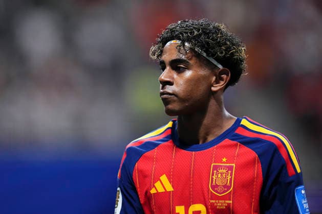 Spain v Saudi Arabia: Group H - FIFA World Cup, WM, Weltmeisterschaft, Fussball 2026 Lamine Yamal of Spain looks on during the FIFA World Cup 2026 Group H match between Spain and Saudi Arabia at Atlanta Stadium on June 21, 2026 in Atlanta, Georgia. Atlanta GA United States  Copyright: xJosexBretonx originalFilename:bretonhernandez-spainvsa260621_npNoV.jpg
