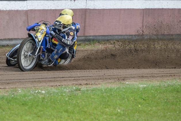 Markus Brandhofer Bridget Meijerink, Sandbahnrennen Hechthausen Motorsport, DMSB, ADAC, 21.06.2026 Hechthausen Niedersachsen Deutschland *** Markus Brandhofer, Bridget Meijerink, Hechthausen Motorsport Dirt Track Race, DMSB, ADAC, June 21, 2026, Hechthausen, Lower Saxony, Germany,detected_source_language Copyright: xkolbert-press BurghardxSchreyerx