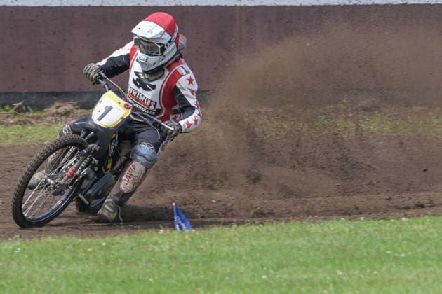 Marcel Sebastian, Sandbahnrennen Hechthausen Motorsport, DMSB, ADAC, 21.06.2026 Hechthausen Niedersachsen Deutschland *** Marcel Sebastian, Hechthausen Motorsport Dirt Track Race, DMSB, ADAC, June 21, 2026, Hechthausen, Lower Saxony, Germany,detected_source_language Copyright: xkolbert-press BurghardxSchreyerx