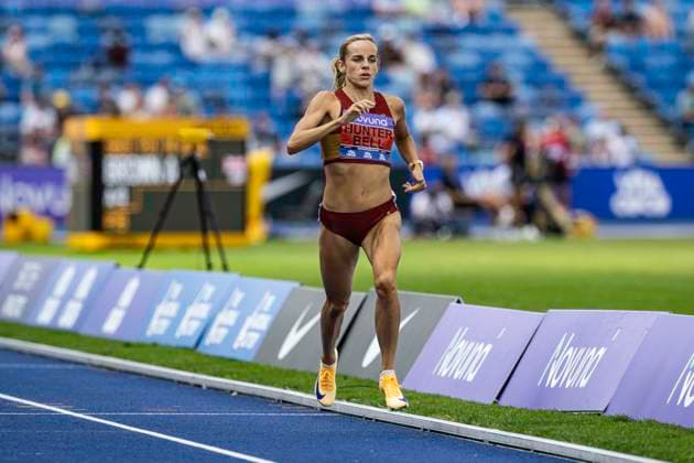 RECORD DATE NOT STATED 21st June 2026; Alexander Stadium, Birmingham, West Midlands, England; 2026 Novuna UK Athletics Championships; Georgia Hunter Bell of Belgrave Harriers wins the womens 800m GodfreyxPitt