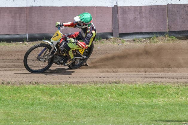 Bernd Koester, Sandbahnrennen Hechthausen Motorsport, DMSB, ADAC, 21.06.2026 Hechthausen Niedersachsen Deutschland *** Bernd Koester, Hechthausen Motorsport Dirt Track Racing, DMSB, ADAC, June 21, 2026, Hechthausen, Lower Saxony, Germany,detected_source_language Copyright: xkolbert-press BurghardxSchreyerx