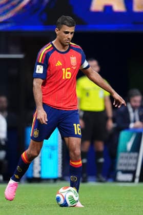 June 21, 2026, Atlanta, Georgia, United States: Rodri Hernandez of Spain plays the ball during the FIFA World Cup, WM, Weltmeisterschaft, Fussball 2026 Group H match between Spain and Saudi Arabia at Atlanta Stadium on June 21, 2026 in Atlanta, Georgia. Spain V Saudi Arabia: Group H - FIFA World Cup 2026  - ZUMAa181 20260621_zaa_a181_052 Copyright: xJosexBretonx