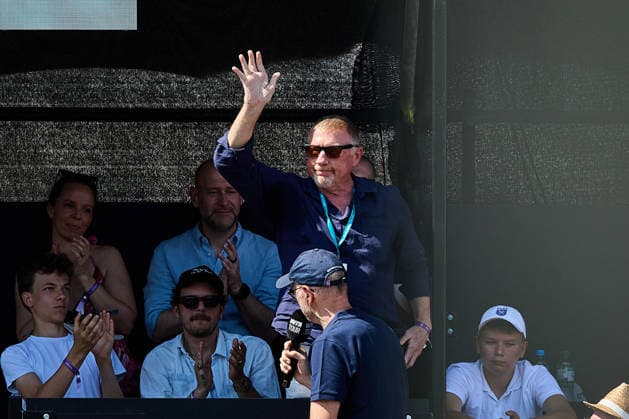 June 21, 2026, Bad Homburg, Hessen, Germany: Boris Becker of Germany - former tennis player as special guest during the BAD HOMBURG OPEN powered by SOLARWATTT- WTA500 - Womens Tennis, 20.6.2026 in Bad Homburg (Tennis-Club Bad Homburg), Germany - Photo: Tennis 2026: Bad Hombug Open - WTA500: KERBER 6:3 7:5 IVANOVIC  - ZUMAs343 20260621_zsp_s343_207 Copyright: xMathiasxSchulzx