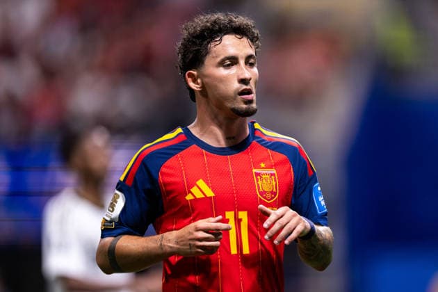 260621 Yeremy Pino of Spain during the FIFA World Cup, WM, Weltmeisterschaft, Fussball 2026 football match between Spain and Saudi Arabia on June 21, 2026 in Atlanta. Photo: Ludvig Thunman BILDBYRAN kod LT LT0806 fotboll football soccer fotball vm fotbolls-vm fotball-vm fotbolls-vm 2026 fifa world cup 2026 day 11 bbeng *** June 21, 2026  Copyright: LUDVIGxTHUNMAN BB260621LT101