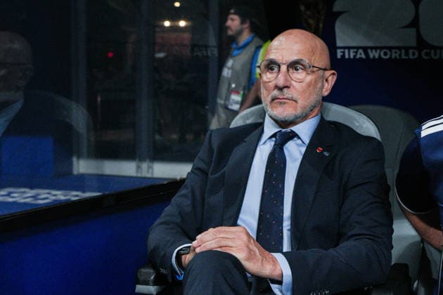 Luis de la Fuente, head coach of Spain, looks on during a FIFA Men’s World Cup 2026 Group Stage football match between Spain and Saudi Arabia at Atlanta Stadium, in Atlanta on June 21th 2026 (Photo by Alexandra Fechete SPP)  Copyright: xAlexandraxFechete SPPx Sportspressphoto_SPR172663