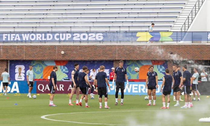 SOCCER - FIFA World Cup, WM, Weltmeisterschaft, Fussball 2026 DALLAS,TEXAS,USA,21.JUN.26 - SOCCER - FIFA World Cup 2026, group stage, Argentina vs Austria, preview, training team AUT. Image shows the team of AUT.  GEPAxpictures xArminxRauthner