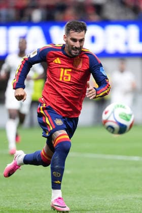 Alex Baena of Spain runs with the ball during a FIFA Men’s World Cup 2026 Group Stage football match between Spain and Saudi Arabia at Atlanta Stadium, in Atlanta on June 21th 2026 (Photo by Alexandra Fechete SPP)  Copyright: xAlexandraxFechete SPPx Sportspressphoto_SPR172701