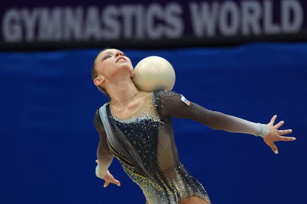 (260621) -- BEIJING, June 21, 2026 -- Arina Kovshova of Russia competes during the Individual Ball final at the 2026 Rhythmic gymnastics, Rhythmische Sportgymnastik, RSG World Challenge Cup Beijing in Beijing, China, June 21, 2026. ) (SP)CHINA-BEIJING-RHYTHMIC GYMNASTICS-WORLD CHALLENGE CUP(CN) XiexHan 