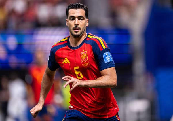 260621 Mikel Merino of Spain during the FIFA World Cup, WM, Weltmeisterschaft, Fussball 2026 football match between Spain and Saudi Arabia on June 21, 2026 in Atlanta. Photo: Ludvig Thunman BILDBYRAN kod LT LT0806 fotboll football soccer fotball vm fotbolls-vm fotball-vm fotbolls-vm 2026 fifa world cup 2026 day 11 bbeng *** June 21, 2026  Copyright: LUDVIGxTHUNMAN BB260621LT110