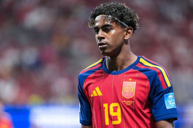 Lamine Yamal of Spain looks on during a FIFA Men’s World Cup 2026 Group Stage football match between Spain and Saudi Arabia at Atlanta Stadium, in Atlanta on June 21th 2026 (Photo by Alexandra Fechete SPP)  Copyright: xAlexandraxFechete SPPx Sportspressphoto_SPR172711
