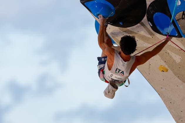 CLIMBING - World Climbing Series INNSBRUCK,AUSTRIA,21.JUN.26 - CLIMBING - World Climbing Series, lead. Image shows Giovanni Placci (ITA).  GEPAxpictures xMarkoxVulic