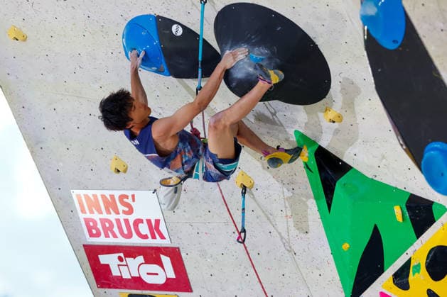 CLIMBING - World Climbing Series INNSBRUCK,AUSTRIA,21.JUN.26 - CLIMBING - World Climbing Series, lead. Image shows Sorato Anraku (JPN).  GEPAxpictures xMarkoxVulic