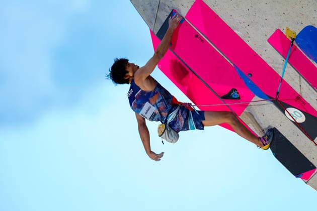 CLIMBING - World Climbing Series INNSBRUCK,AUSTRIA,21.JUN.26 - CLIMBING - World Climbing Series, lead. Image shows Sorato Anraku (JPN).  GEPAxpictures xMarkoxVulic