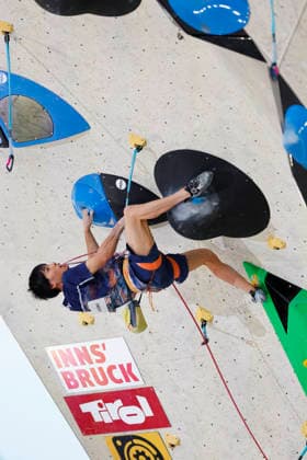 CLIMBING - World Climbing Series INNSBRUCK,AUSTRIA,21.JUN.26 - CLIMBING - World Climbing Series, lead. Image shows Neo Suzuki (JPN).  GEPAxpictures xMarkoxVulic