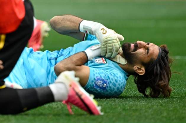 Belgium vs Iran - FIFA World Cup, WM, Weltmeisterschaft, Fussball 2026 LOS ANGELES, USA - JUNE 21 : Lukaku Romelu forward of Belgium and Beiranvand Alireza goalkeeper of Iran in action during the FIFA World Cup 2026 Group G match between Belgium and Iran at the SOFI STADIUM on June 21, 2026 in Los Angeles, USA, 21 06 2026 Los Angeles United States of America  Copyright: xNicoxVereeckenx