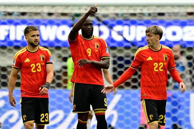 Belgium vs Iran - FIFA World Cup, WM, Weltmeisterschaft, Fussball 2026 LOS ANGELES, USA - JUNE 21 : Lukaku Romelu forward of Belgium during the FIFA World Cup 2026 Group G match between Belgium and Iran at the SOFI STADIUM on June 21, 2026 in Los Angeles, USA, 21 06 2026 Los Angeles United States of America  Copyright: xJanxDexMeuleneirx