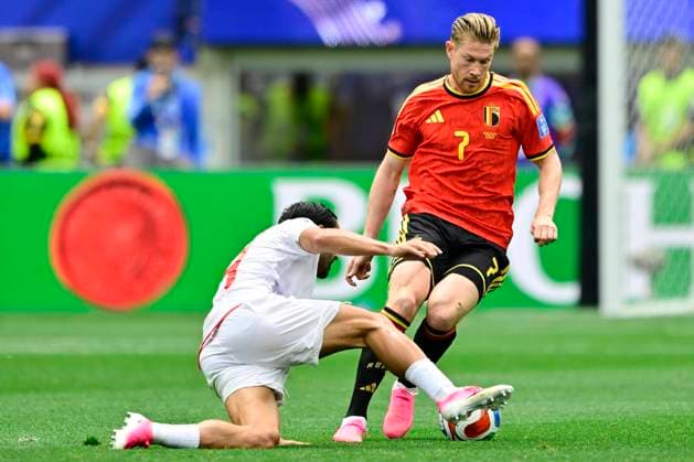 Belgium vs Iran - FIFA World Cup, WM, Weltmeisterschaft, Fussball 2026 LOS ANGELES, USA - JUNE 21 : De Bruyne Kevin forward of Belgium during the FIFA World Cup 2026 Group G match between Belgium and Iran at the SOFI STADIUM on June 21, 2026 in Los Angeles, USA, 21 06 2026 Los Angeles United States of America  Copyright: xJanxDexMeuleneirx