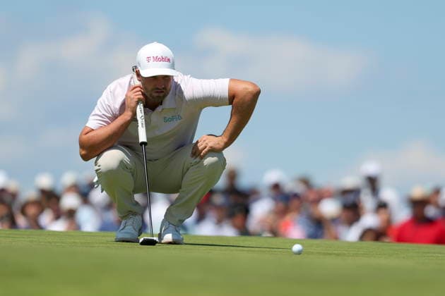 US Open Golf Championship - Round 4 Wyndham Clark of the US during the fourth round of the 2026 US Open golf tournament at the Shinnecock Hills Golf Club in Southampton, New York, USA, 21 June 2026. SOUTHAMPTON NEW YORK UNITED STATES  Copyright: xSARAHxYENESELx
