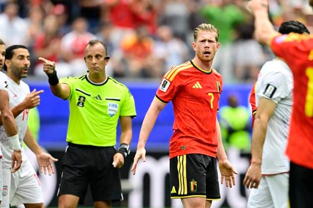 Belgium vs Iran - FIFA World Cup, WM, Weltmeisterschaft, Fussball 2026 LOS ANGELES, USA - JUNE 21 : De Bruyne Kevin forward of Belgium during the FIFA World Cup 2026 Group G match between Belgium and Iran at the SOFI STADIUM on June 21, 2026 in Los Angeles, USA, 21 06 2026 Los Angeles United States of America  Copyright: xJanxDexMeuleneirx
