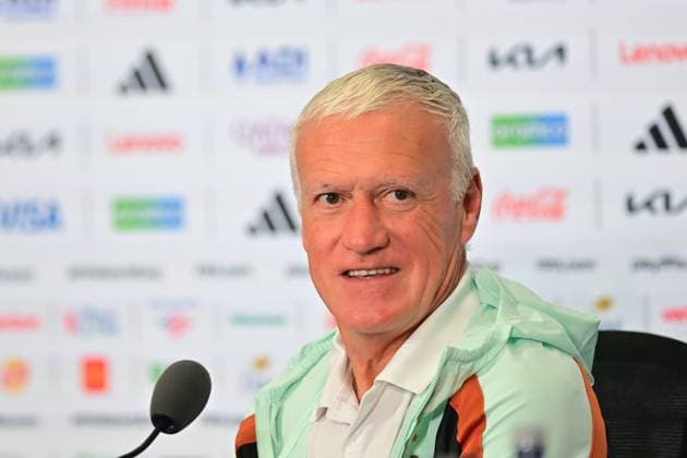 Philadelphia Stadium PHILADELPHIA (PA), 06 21 2026 - SPORTS WORLD CUP - FOOTBALL-FRANCE - Coach Didier Deschamps, during a press conference, PK, Pressekonferenz held in the Conference Room of Philadelphia Stadium, in Philadelphia, on the afternoon of Sunday, June 21. The team is preparing to face Iraq in the second round of Group I of the 2026 FIFA World Cup, WM, Weltmeisterschaft, Fussball (Photo: Eduardo Carmim Photo Premium SPP) 30930 (Eduardo Carmim SPP)  Copyright: xEduardoxCarmimx xSPPx spp-en-EdCa-eduardo_carmim_photo_premium_491395